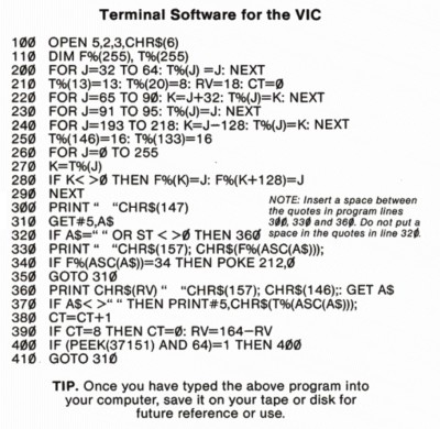 Page 7, VICMODEM literature